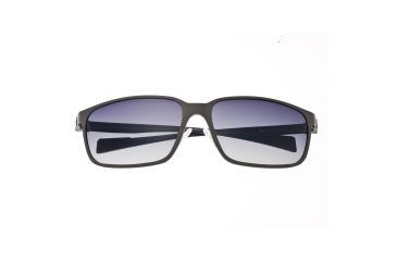 Image of Sunglasses Neptune 008GM, Gunmetal Titanium Frame, Black Gradient Lens