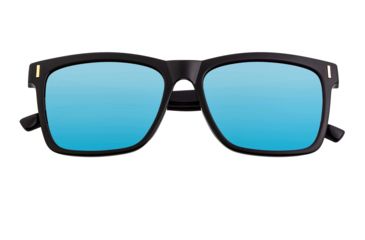 Image of Breed Sunglasses Pictor Polarized Sunglasses - Men's, Black/Blue, One Size, BSG065BL