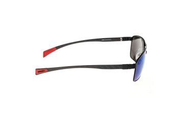 Image of Sunglasses Taurus 005BK, Black Titanium Frame, Blue Mirror Lens
