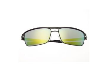 Image of Sunglasses Taurus 005SR, Silver Titanium Frame, Gold/Yellow Mirror Lens