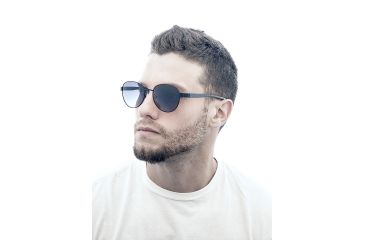 Image of Sunglasses Volta 009BK, Black Titanium Frame, Black Gradient Lens