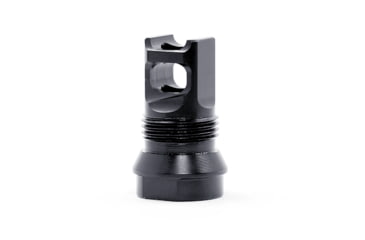 Image of Breek Arms 2BO-S Short Single Port Muzzle Brake, 9mm, 1/2x28, Black, BRK4050