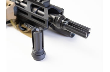 Image of Breek Arms 3FO AR15 Flash Hider Outside Threaded, Black, .30, 5/8x24 Thread, BRK4025