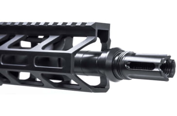 Image of Breek Arms 3FO-C Flash Hider Cage Style Outside Threaded Muzzle Device, 9mm Luger, 1/2x28 Thread, Black, BRK4042