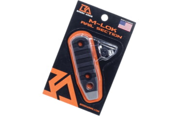 Image of Breek Arms 5 Slot M-LOK Aluminum Rail Section Quick Ramp w/ QD Sling Mount, Black, BRK734