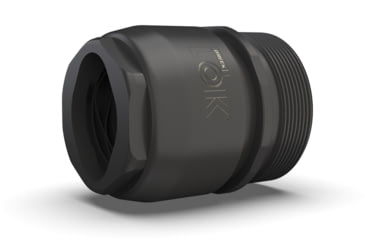 Image of Breek Arms Breek-LOK Quick Attach Suppressor Mount 1.375x24, TPI HUB Assembly Titanium, Black, BRK4100