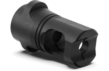 Image of Breek Arms Breek-LOK Solo Port Muzzle Brake, 9mm Luger, 5/8x24, Nitride, Black, BRK4129