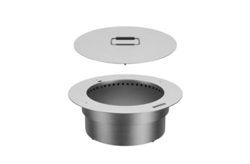 Image of Breeo Zentro Stainless Steel Smokeless Fire Pit Insert Second, SZO-24SLFP-SS