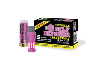 Image of Brenneke Self Defense Less Lethal Sabot 12 Gauge 1/3 oz 2 3/4 in Shotgun Slug Ammo, 5 Rounds, SL-122SDLL