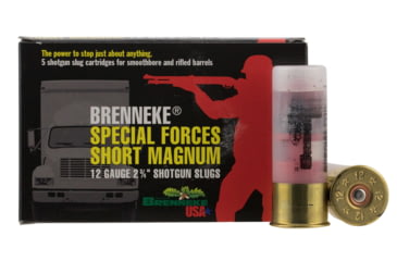 Image of Brenneke SL122SFM Special Forces Short Magnum 12 Gauge 2.75 1 1/4 Oz Slug Shot