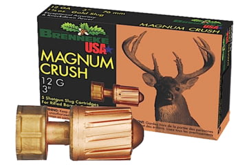 Image of Brenneke Magnum 12 Gauge 1 1/2 oz 3in Centerfire Shotgun Ammo, 5 Rounds, SL123CMR