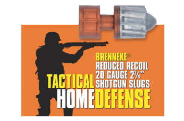 Image of Brenneke SL202THD Tactical Home Defense 20 Gauge 2.75 3/4 Oz Slug Shot 5 Bx/ 5