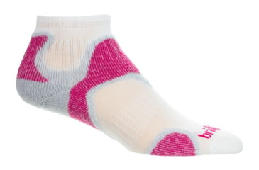Image of Bridgedale Coolfusion Run Speed Diva Light Mini Sock - Women's-Dusky Pink-Medium
