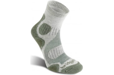 Image of Bridgedale CoolFusion Trail Diva Light Sock - Women's-Stone/Sage-Large