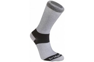 Image of Bridgedale Coolmax Liner 2pk Grey Md B610539-806 MD