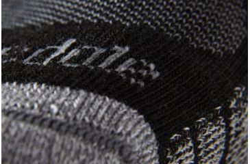 Image of Bridgedale Hike Lightweight Merino Endurance Ankle Socks - Mens, Black/Silver, Extra Large, 710528-822-XL