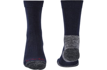 Image of Bridgedale Hike Lightweight Merino Endurance Boot Socks - Mens, Blue/Dark Grey, Medium, 710094-122-M