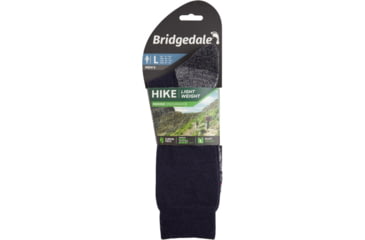 Image of Bridgedale Hike Lightweight Merino Endurance Boot Socks - Mens, Blue/Dark Grey, Medium, 710094-122-M