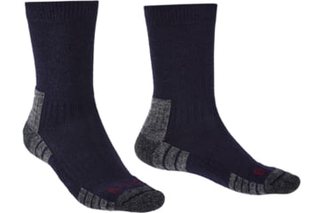 Image of Bridgedale Hike Lightweight Merino Endurance Boot Socks - Mens, Blue/Dark Grey, Medium, 710094-122-M