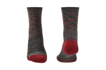 Image of Bridgedale Hike Lightweight Merino Endurance Socks - Mens, Brown/Dark Red, Medium, 710096-127-M