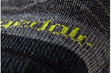 Image of Bridgedale Hike Lightweight Merino Endurance Socks - Mens, Grey/Lime, Extra Large, 710096-118-XL