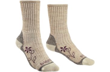 Image of Bridgedale Hike Midweight Merino Comfort Boot Socks - Womens, Natural, Small, 710627-926-S