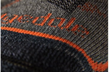 Image of Bridgedale Hike Midweight Merino Endurance Boot Pattern Socks - Mens, Brown/Orange, Medium, 710092-117-M