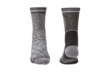 Image of Bridgedale Hike Ultralight Coolmax Performance Boot Socks - Mens, Black, Large, 710134-818-L