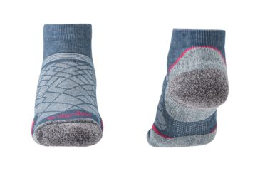 Image of Bridgedale Hike Ultralight Coolmax Performance Low Socks, Womens, Dark Denim, Medium, 710139-136-M