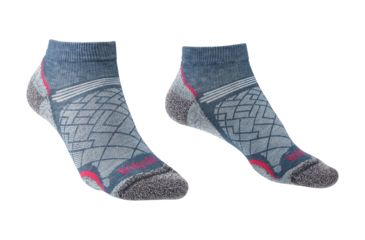 Image of Bridgedale Hike Ultralight Coolmax Performance Low Socks, Womens, Dark Denim, Medium, 710139-136-M