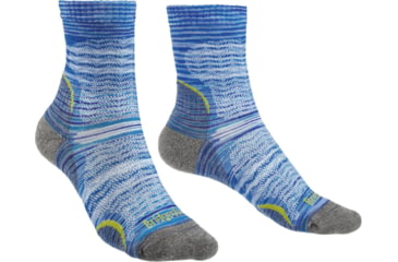 Image of Bridgedale Hike Ultralight Merino Endurance Crew Socks - Womens, MuLighti Blue, Small, 710100-131-S