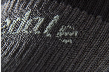 Image of Bridgedale Lightweight Ankle Plus Socks - Mens, Black/Mid Grey, Small, 710090-845-S