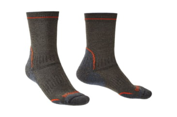 Image of Bridgedale Lightweight Coolmax Performance Boot Socks - Mens, Dark Grey, Medium, 710132-826-M