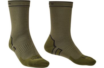 Image of Bridgedale Midweight Boot Socks - Mens, Khaki/Olive, Large, 710087-115-L