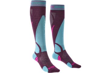 Image of Bridgedale Ski Lightweight Socks - Womens, Blackberry, Small, 710637-138-S