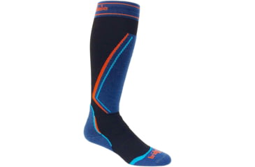 Image of Bridgedale Ski Retro Fit Socks - Mens, Black/Steel, Small, 710073-105-S