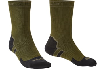 Image of Bridgedale StormSock Heavyweight Boot Socks - Mens, Olive/Black, Small, 710076-738-S