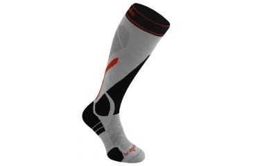 Image of Bridgedale Vertige Light Ski Slver/blk Md B610550-852 MD