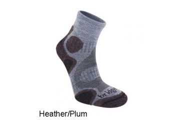 Image of Bridgedale Xhale Trail D Ws Sock - Natural/Blueberr