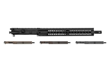 Image of Brigade Manufacturing AR Complete 16 inch 5.56 Upper Receiver Forged w/ Handle and A2 Flash Hider, Black, Flat Dark Earth, Midnight Bronze, Tungsten