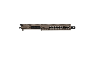 Image of Brigade Manufacturing AR Complete Upper Receiver Forged, 5.56, 10.5 inch Barrel, FDE Charging Handle, 10 inch Rail, A2 Flash Hider, U5610520