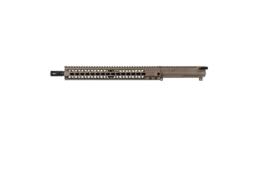 Image of Brigade Manufacturing AR Complete Upper Receiver Forged, 5.56, 16 inch Barrel, FDE Charging Handle, 15 inch Rail, A2 Flash Hider, U5611620
