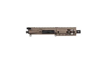 Image of Brigade Manufacturing AR Complete Upper Receiver Forged, 5.56, 5 inch Barrel, FDE Charging Handle, 5 inch Rail, A2 Flash Hider, U5615020
