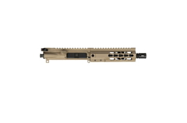 Image of Brigade Manufacturing AR Complete Upper Receiver Forged, 5.56, 7.5 inch Barrel, FDE Charging Handle, 7 inch Rail, A2 Flash Hider, U5617520