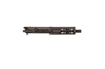 Image of Brigade Manufacturing AR Complete Upper Receiver Forged, 5.56, 7.5 inch Barrel, Midnight Bronze Charging Handle, 7 inch Rail, A2 Flash Hider, U5617560