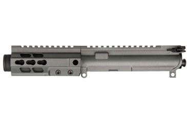 Image of Brigade Manufacturing AR Complete Upper Receiver Forged, 9mm, 5.5 inch Barrel, Tungsten Mini Can, 5 inch Rail, No Charging Handle NO BCG, U091553V