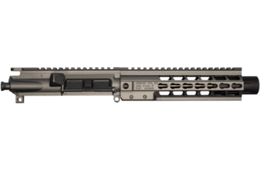 Image of Brigade Manufacturing AR Complete Upper Receiver Forged, 9mm, 9 inch Barrel, Tungsten Mini Can, 8 inch Rail, No Charging Handle NO BCG, U091903V