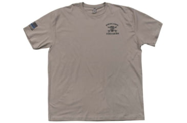 Image of Brigade Manufacturing Garment Logo T-Shirt, Grey, Extra Large, GSS0A5D0