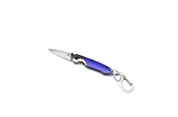 Image of Brighten Blades Album Keychain Not So Heavy Metal Knife, 1.625in, 8Cr13MoV Stainless Steel, Drop Point, BB-140