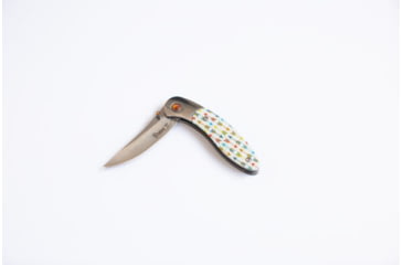 Image of Brighten Blades Brave Folding Knife w/ Case, 2.56in, 8Cr13MoV Stainless Steel, Clip Point, Multi, BB-107